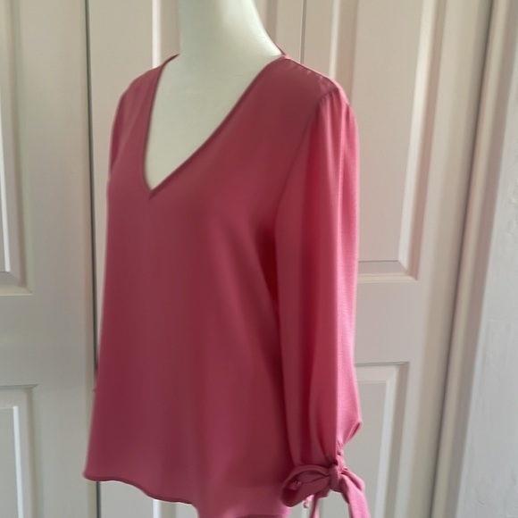 Cece Tie Sleeve Top - Desert Rose - Small - NWOT - Picture 5 of 6